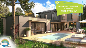 Lire la suite à propos de l’article Nouveau – Maisons Container « Hors d’eau / Hors d’air » 990€ TTC / m² : Un habitat modulaire et accessible